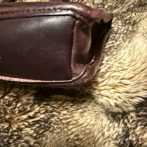 Coach Vintage Slim Satchel Burgundy Made in New York - Picture 3 of 16